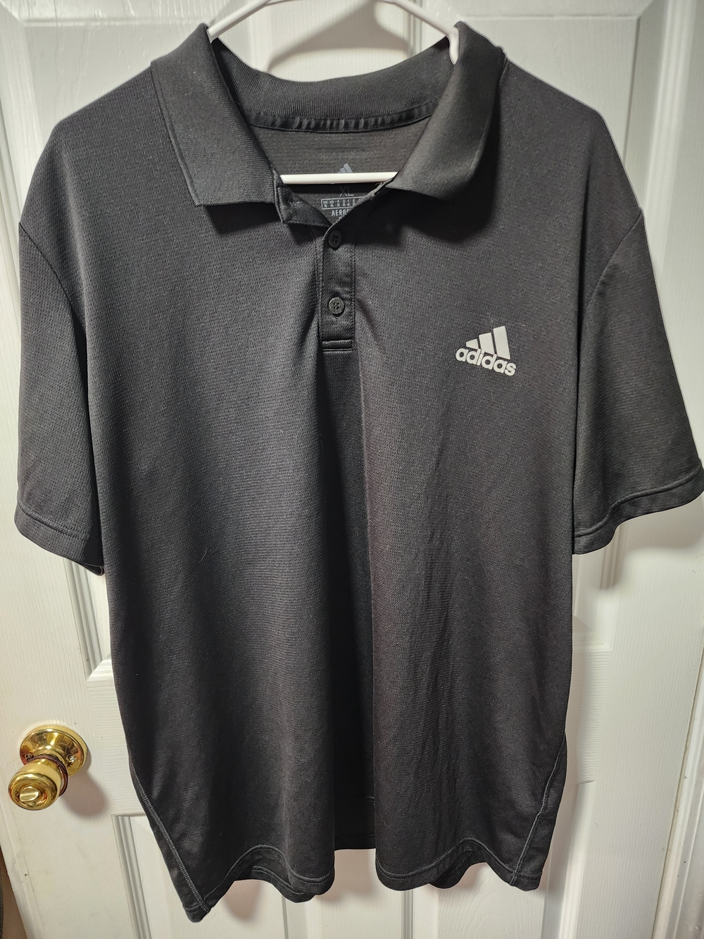 adidas Men's Black Polo XL